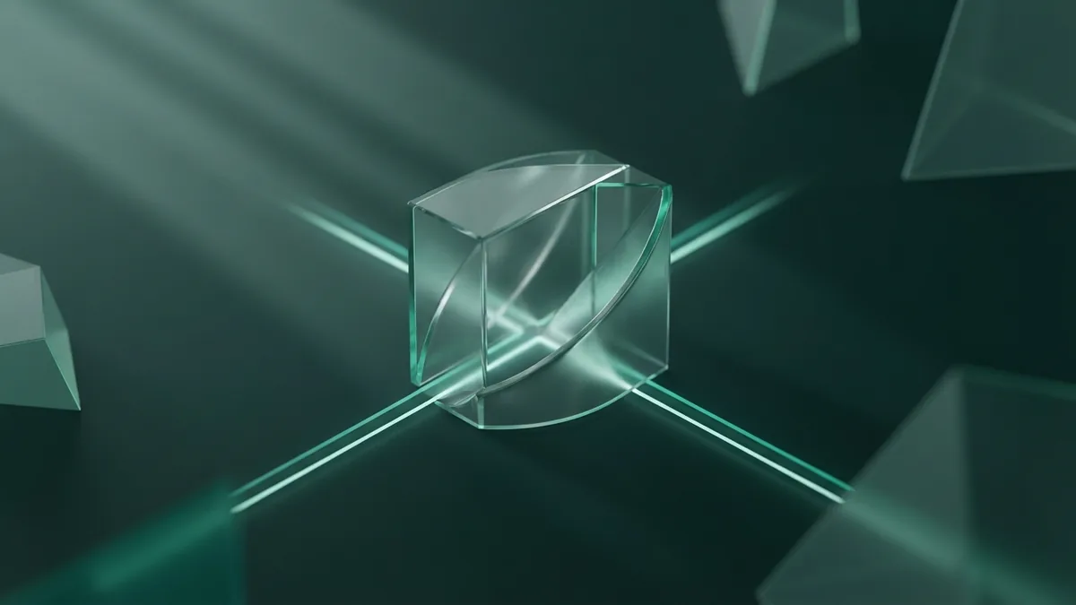 Personal branding can build trust Orderly emerald light paths linking a central form to represent trust and career opportunity