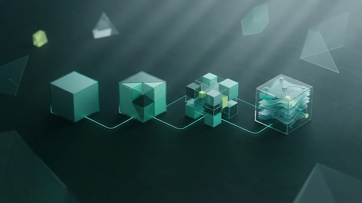 Choose the right app build path Modular green blocks representing different paths for turning a website into an app