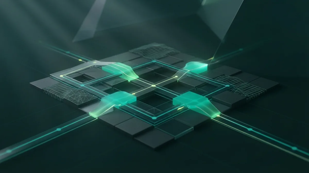 Abstract geometric paths showing technical SEO fixes and site structure