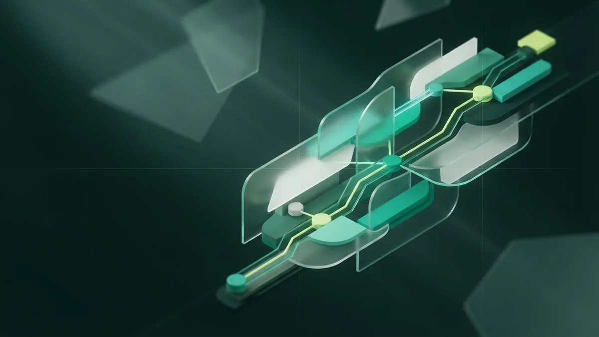 Abstract connected structures representing the origins of Feature-Driven Development