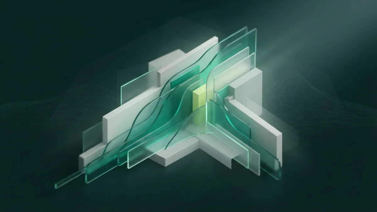 Abstract modular planes show the many visual outputs created by graphic designers