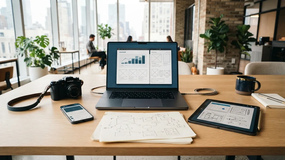 Digital marketing channels Digital marketing channels represented by laptop, phone, email, search, and social tools