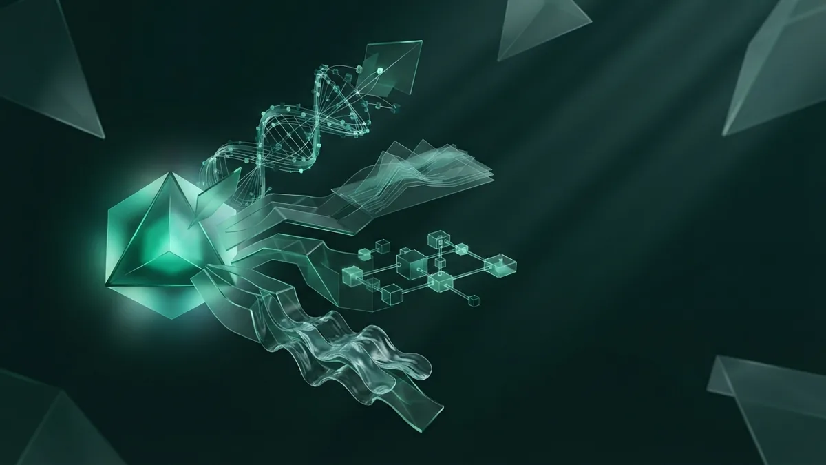 Digital marketing methods Abstract branching paths representing digital marketing methods